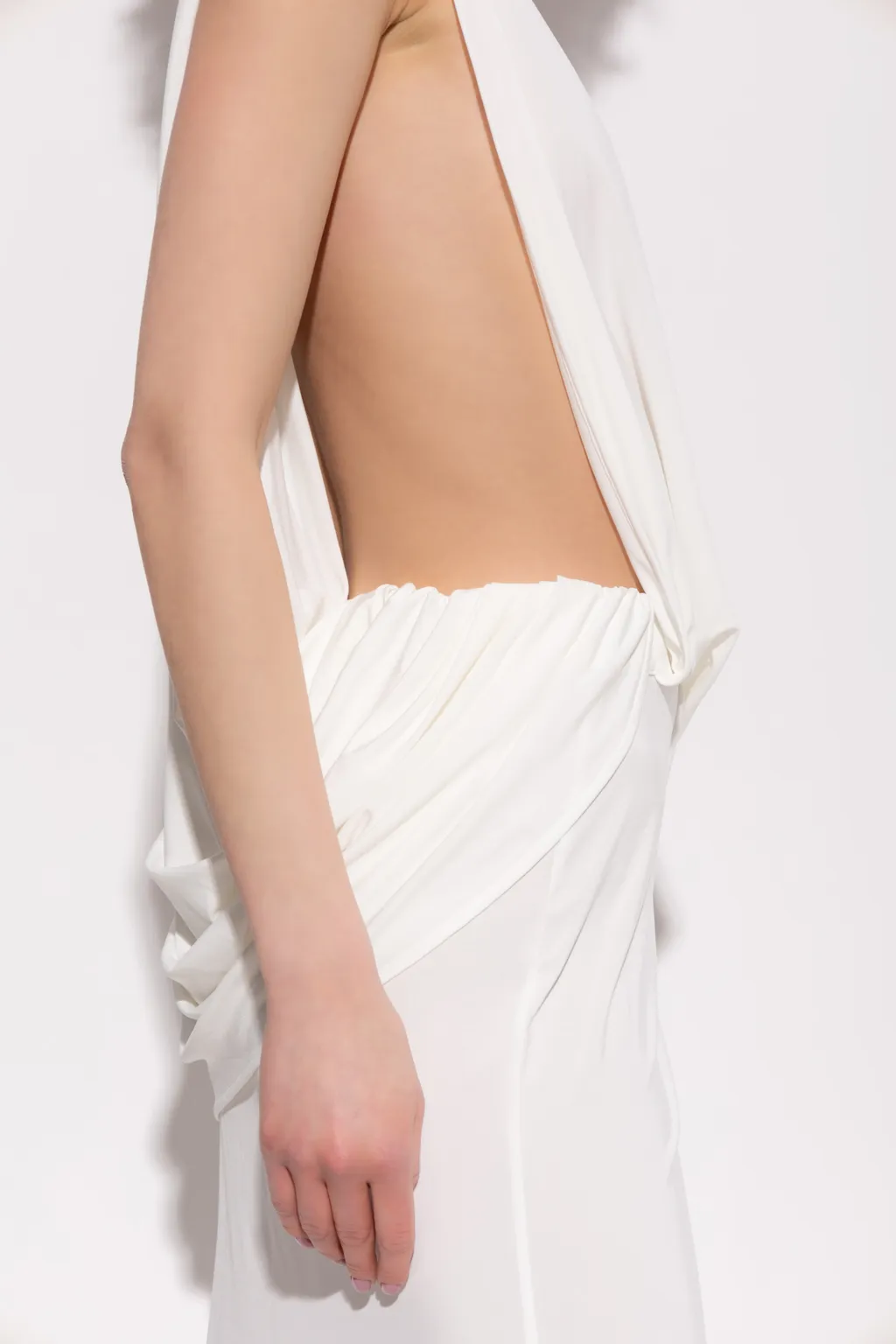 Jacquemus Twist Detailed Long Dress