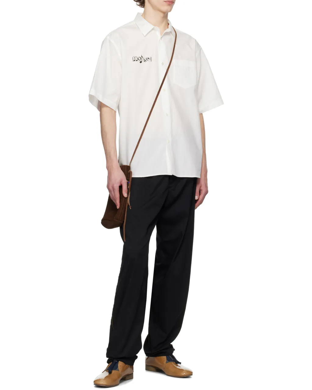 Logo Tape-Detail Trousers