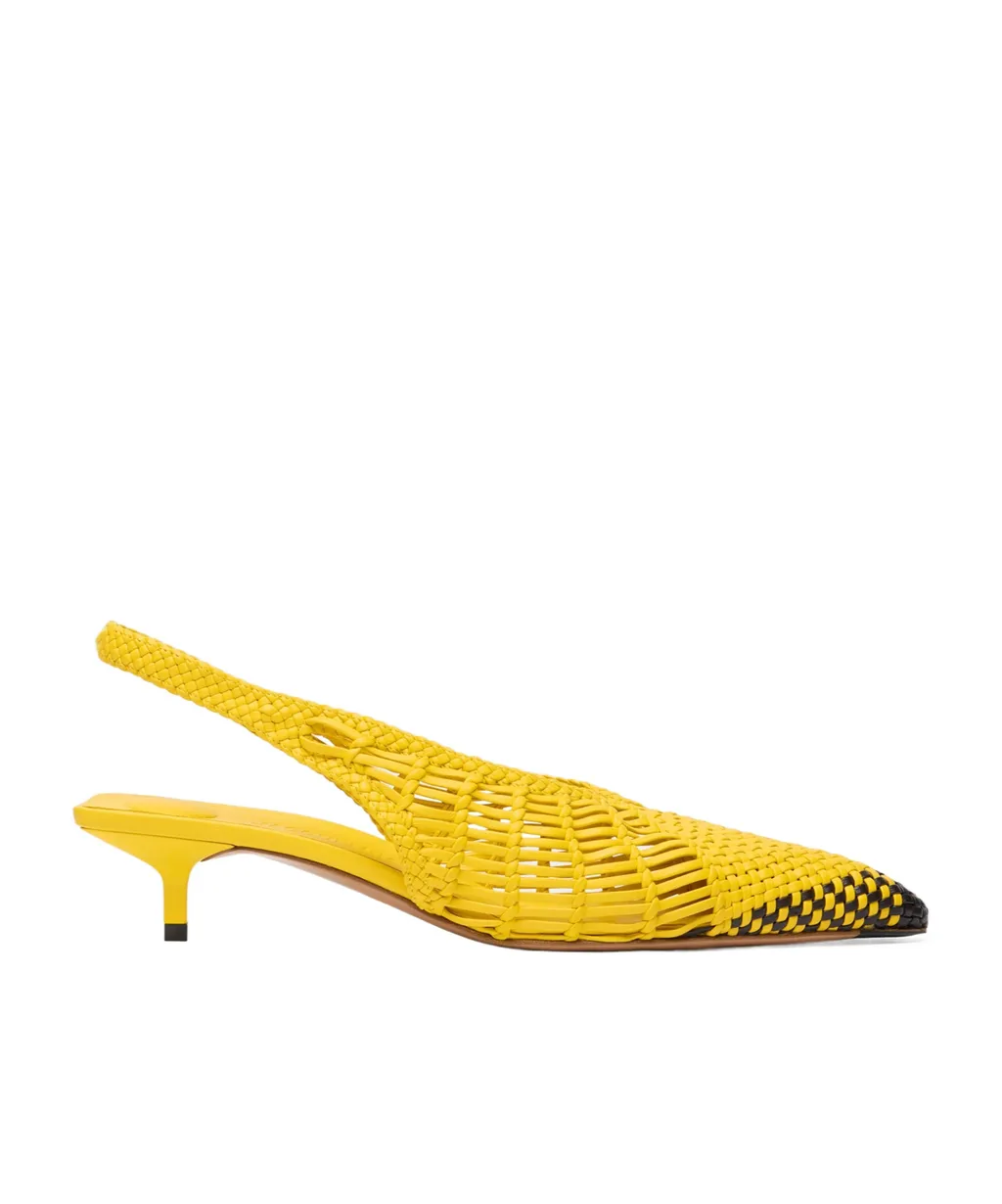 Jacquemus The Low Cubisto Banane Sling-Backs