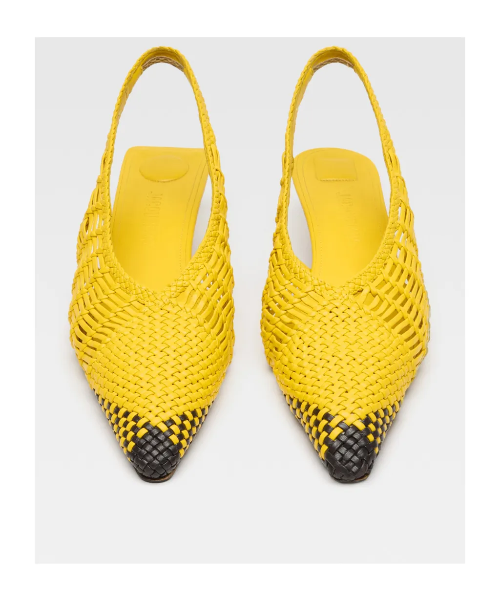 Jacquemus The Low Cubisto Banane Sling-Backs