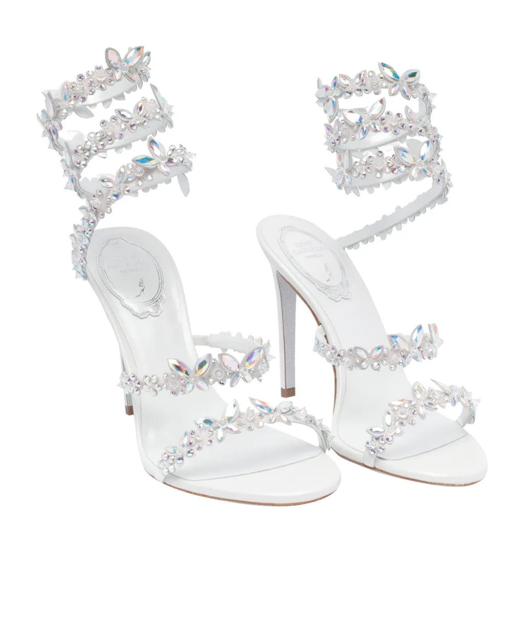 Rene Caovilla Embellished High-Heeled Sandals