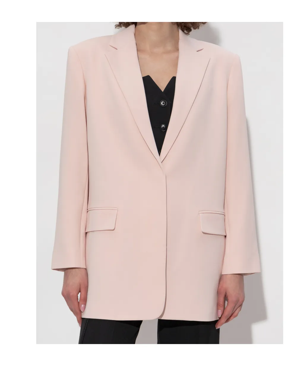 Theory Single-Breasted Crepe Blazer
