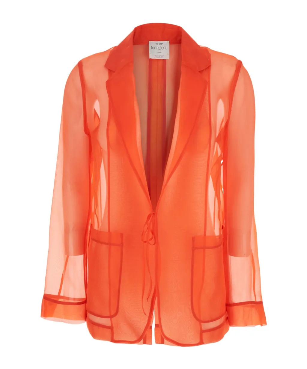 Forte Forte Jacket With Lapels And Patch Pockets