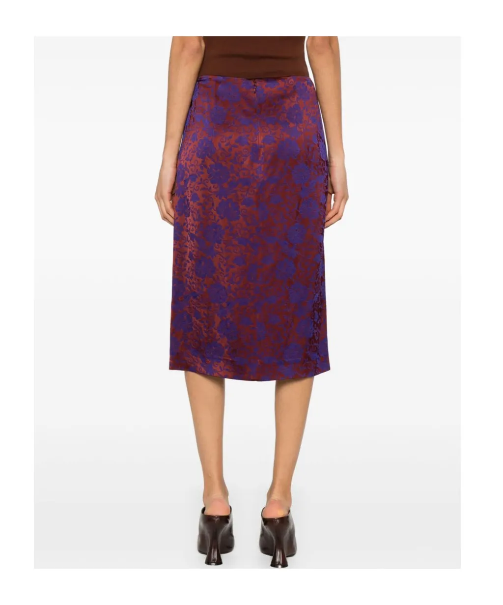 Jacquard Midi Skirt