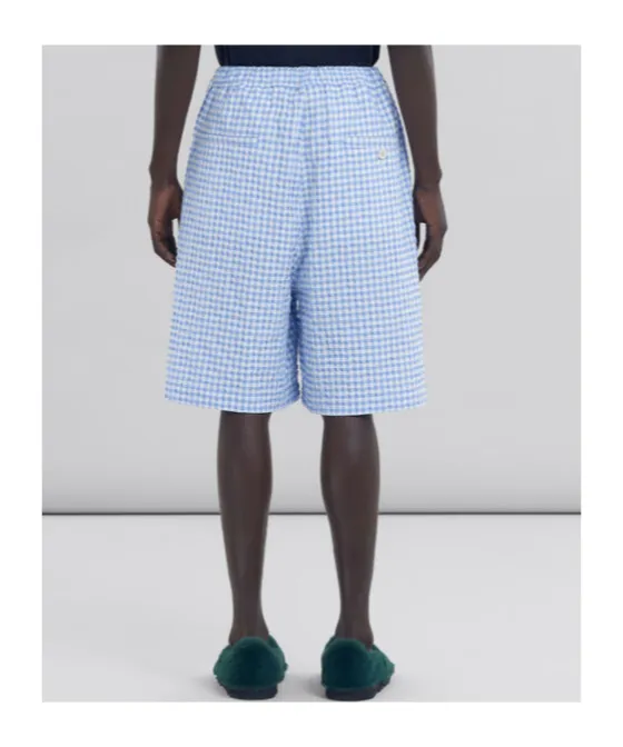 Marni Checked Drawstring Shorts