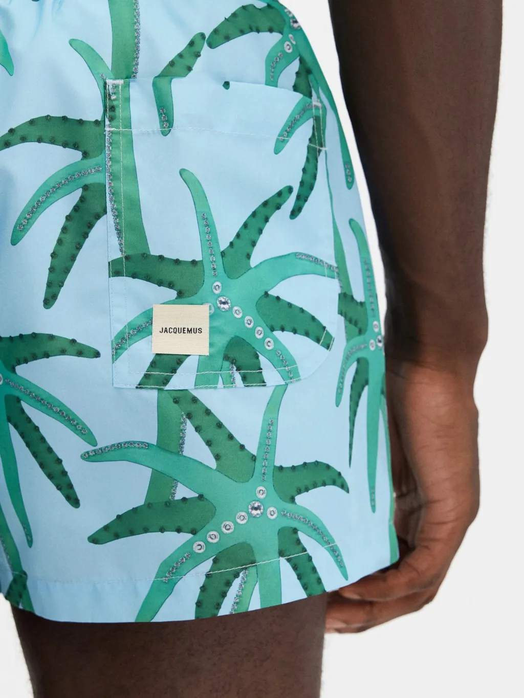 Jacquemus The Puntini Elastic-Waist Swimsuit