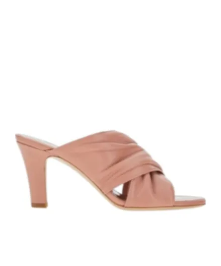 Paris Texas Maria Ruched Mules