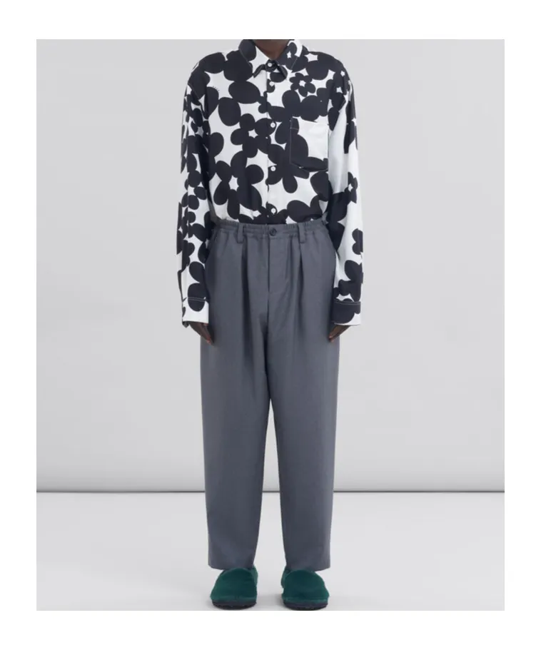 Marni Straight-Leg Cropped Trousers