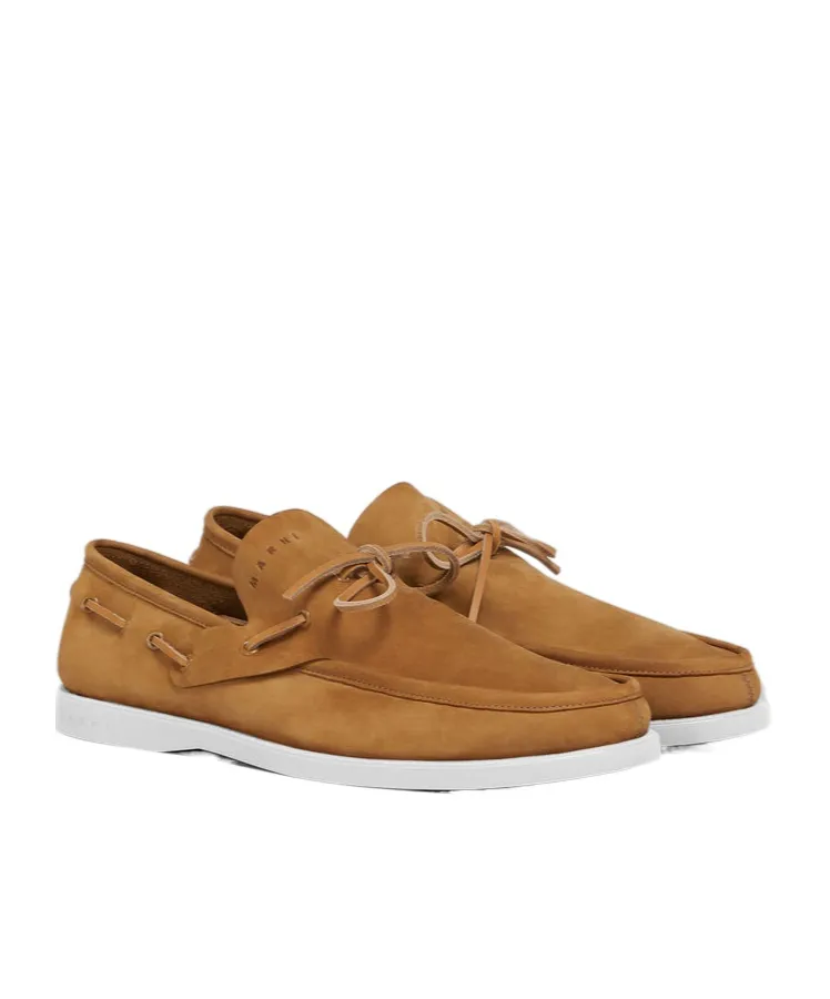 Marni Round Toe Lace-Up Shoes