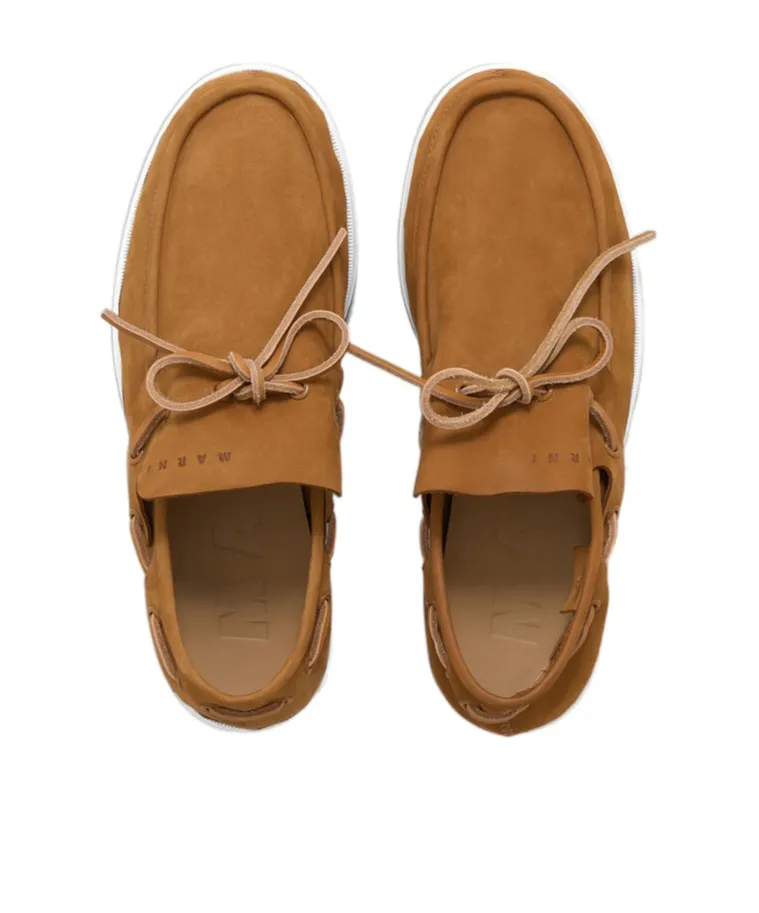 Marni Round Toe Lace-Up Shoes