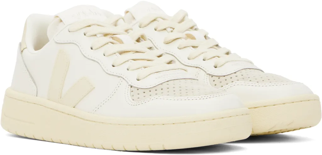 Veja V-10 Lace-Up Sneakers