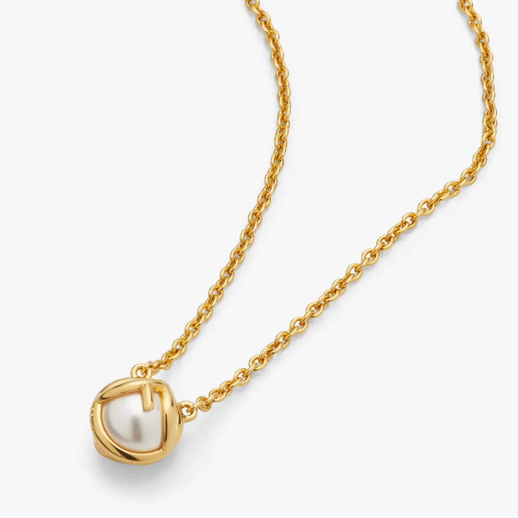 Gold-Colored Metal Necklace