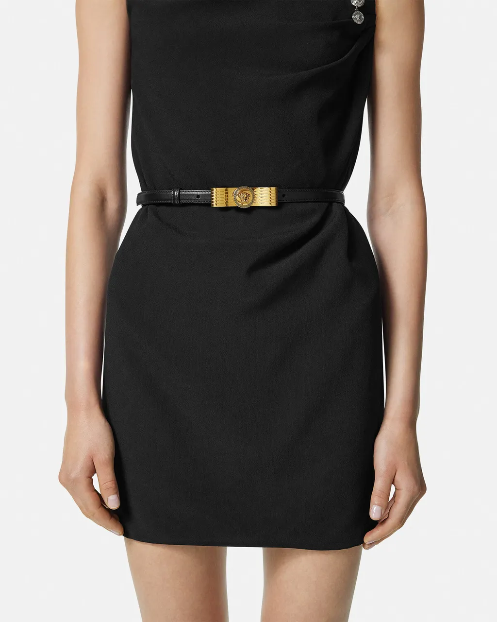 Versace Medusa Logo-Plaque Belt