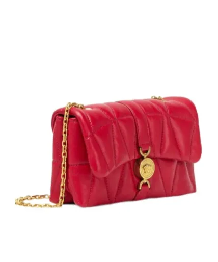 Versace Kleio Quilted Mini Crossbody Bag
