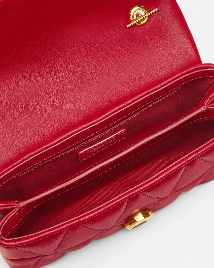 Versace Kleio Quilted Mini Crossbody Bag