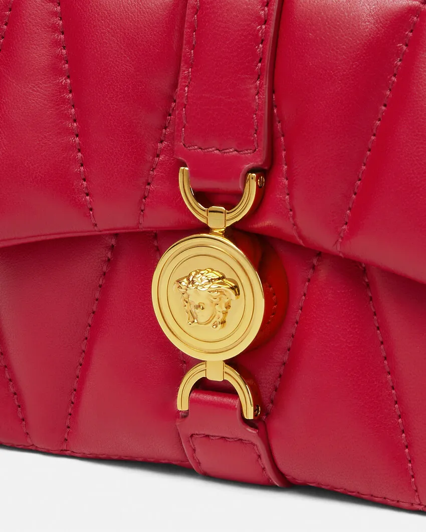 Versace Kleio Quilted Mini Crossbody Bag