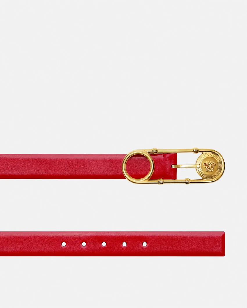 Versace Medusa Detailed Safety-Pin Belt