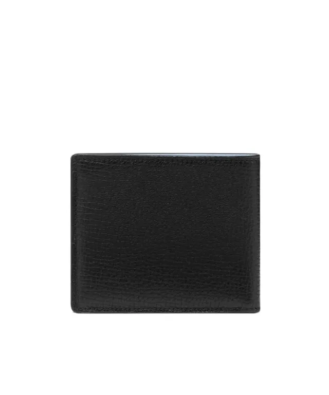 Versace Logo-Lettering Bi-Fold Wallet