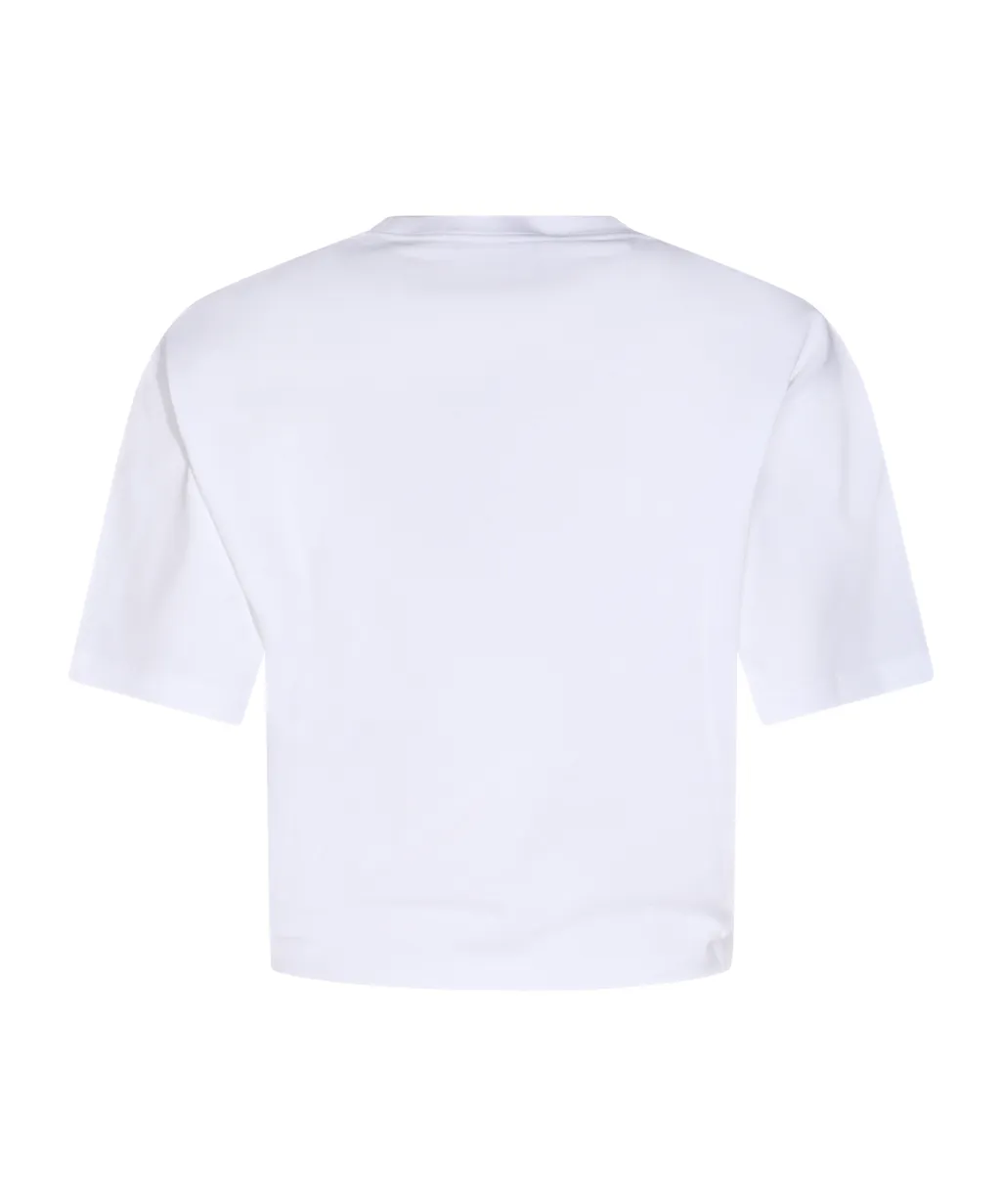 Versace Logo-Embroidered Crewneck T-Shirt
