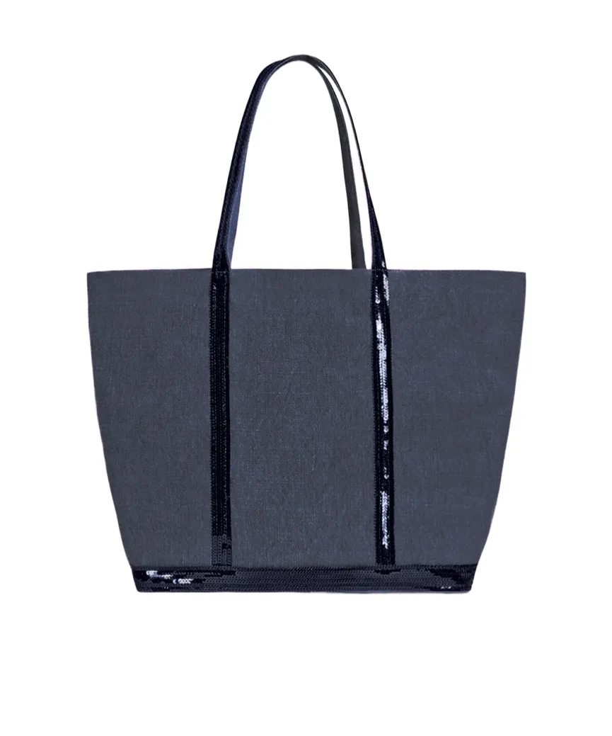 Large Cabas Sequin-Embellished Tote Bag