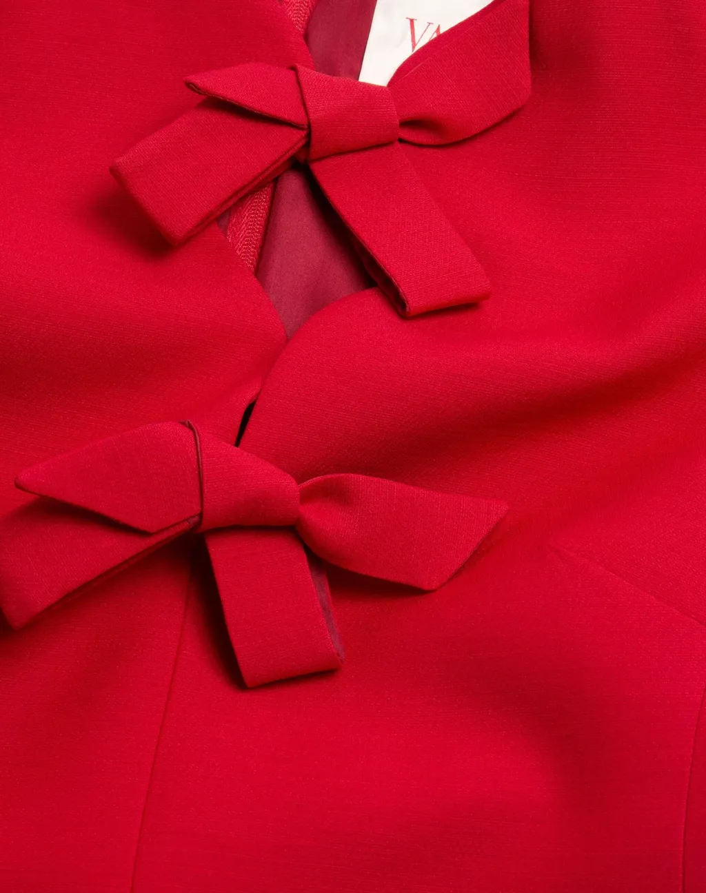 Valentino Bow Detailed A-Line Mini Dress
