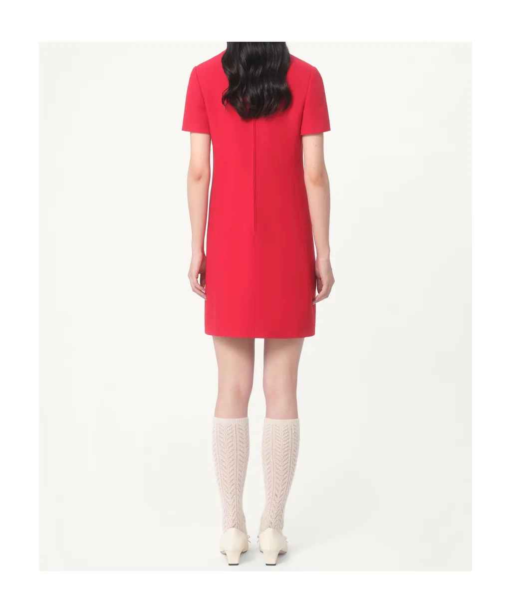 Valentino Bow Detailed A-Line Mini Dress