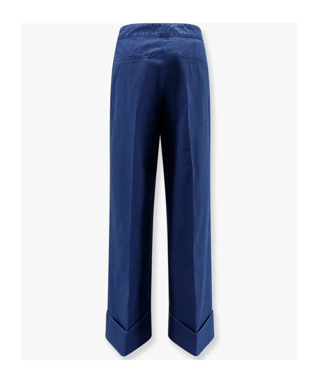 Valentino Button Detailed Straight Leg Jeans