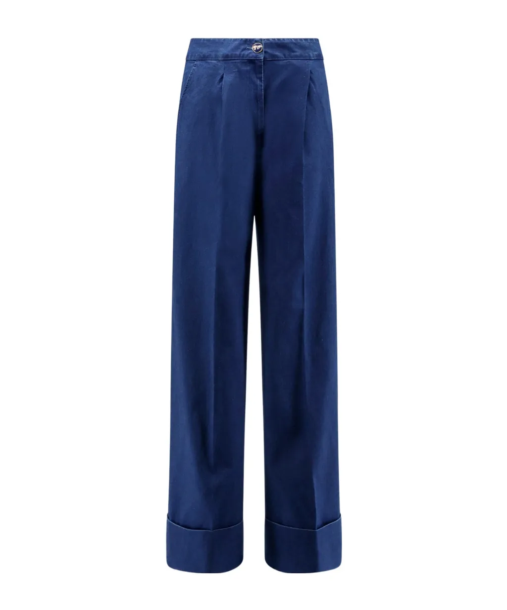 Valentino Button Detailed Straight Leg Jeans