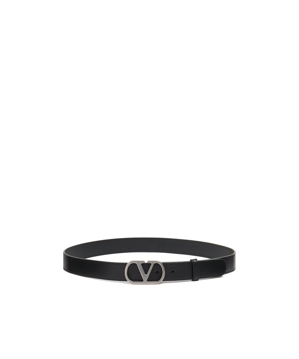Valentino Vlogo Signature Buckled Belt