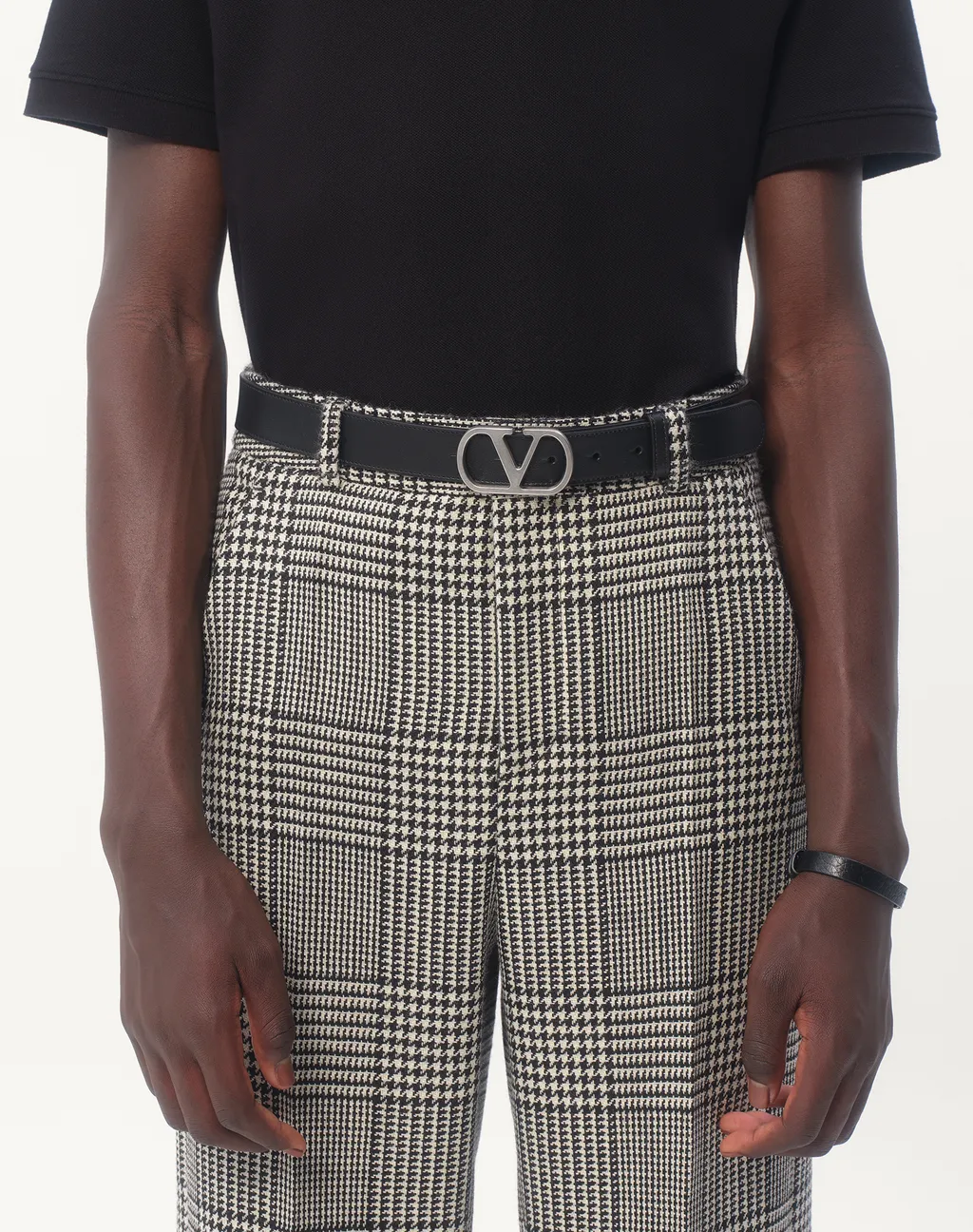 Valentino Vlogo Signature Buckled Belt