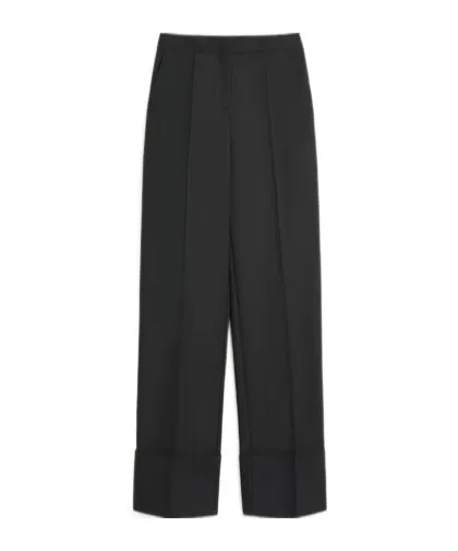 Valentino High Waist Straight Leg Trousers