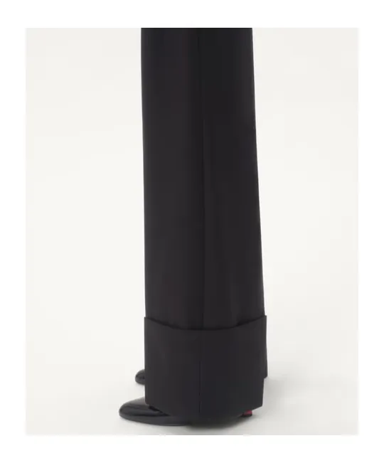 Valentino High Waist Straight Leg Trousers