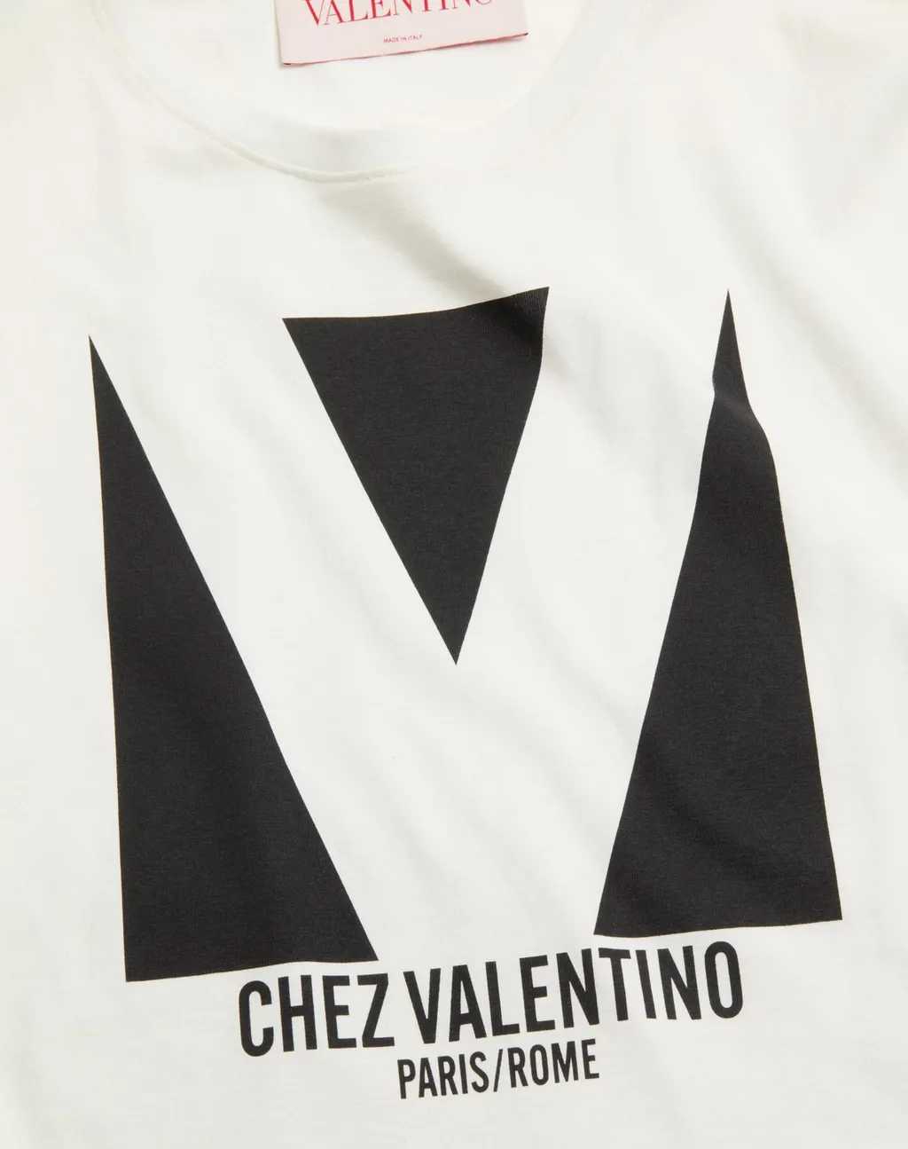 Valentino Chez Valentino-Printed Crewneck T-Shirt