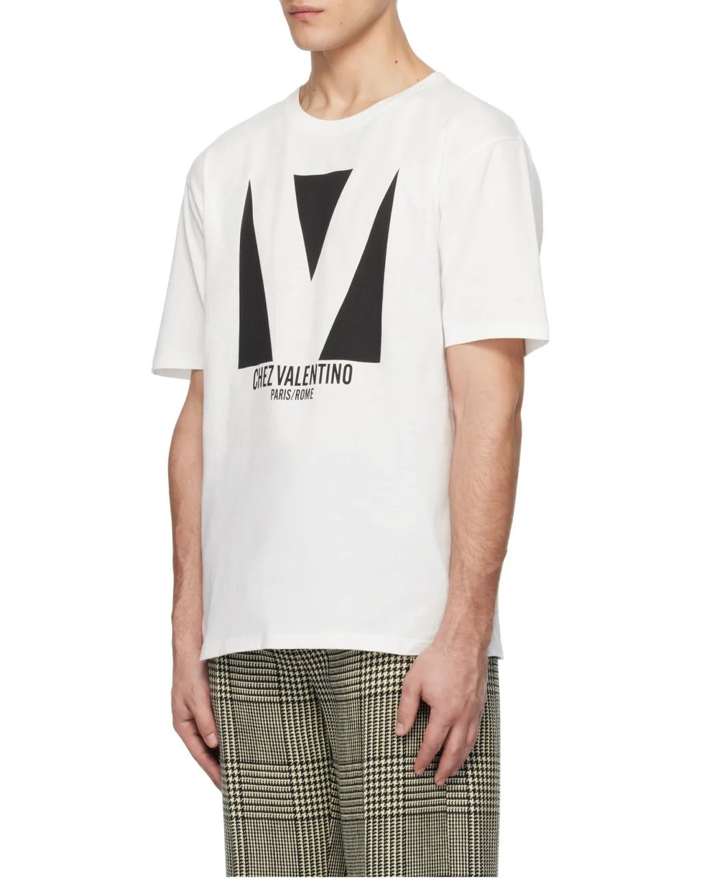 Valentino Chez Valentino-Printed Crewneck T-Shirt