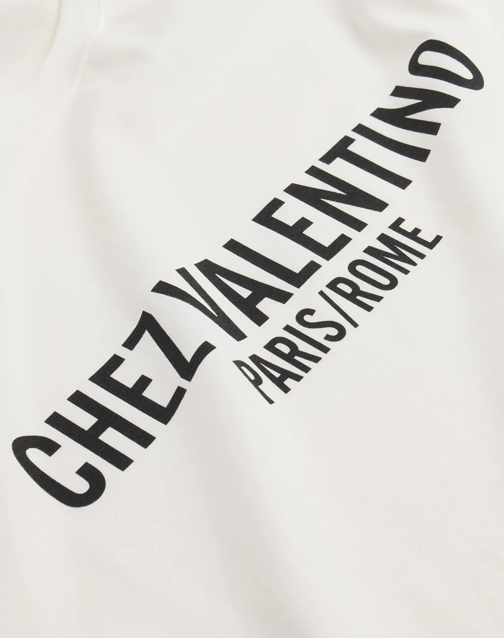 Valentino Chez Valentino-Printed Crewneck T-Shirt