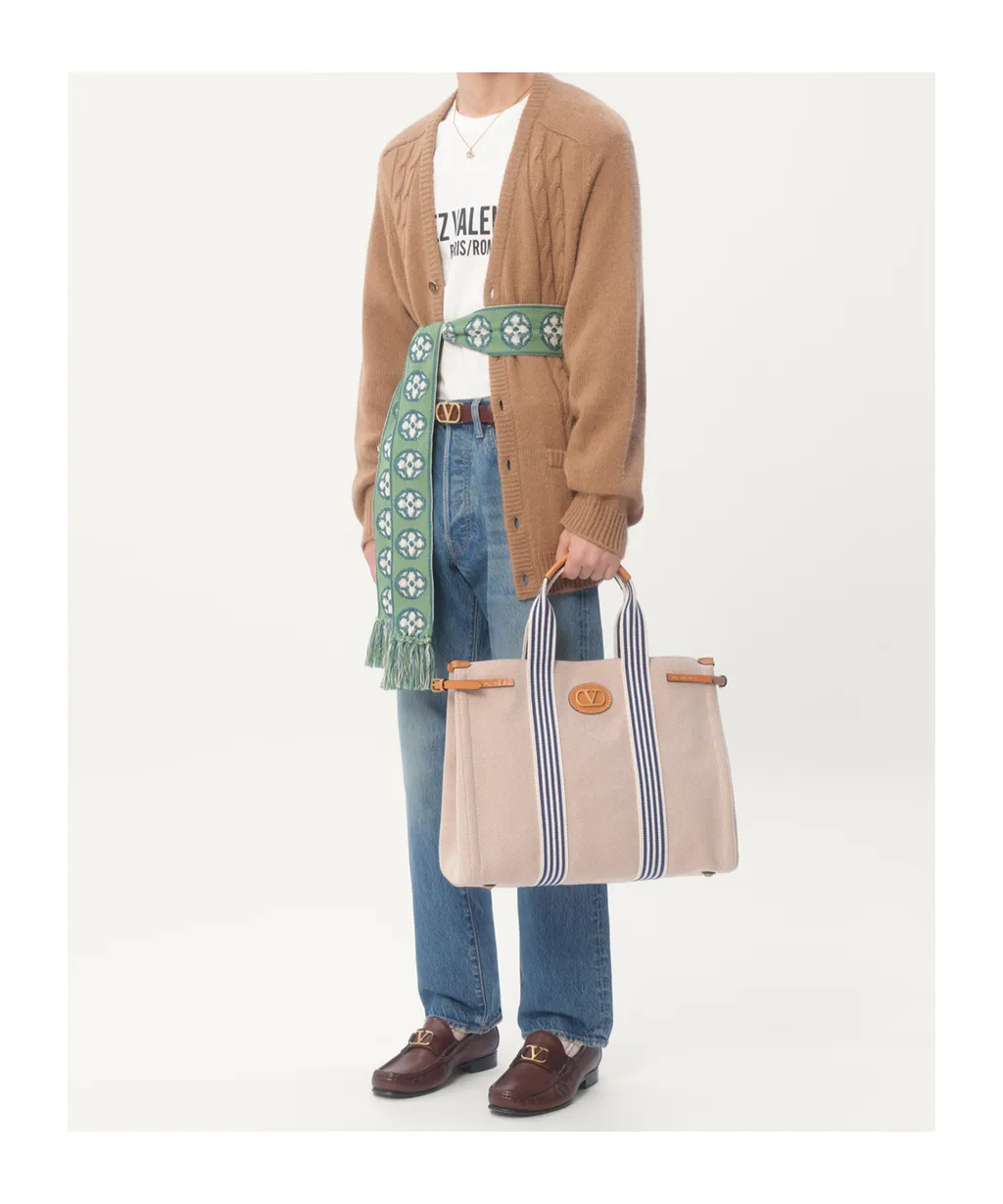 Valentino Chez Valentino-Printed Crewneck T-Shirt