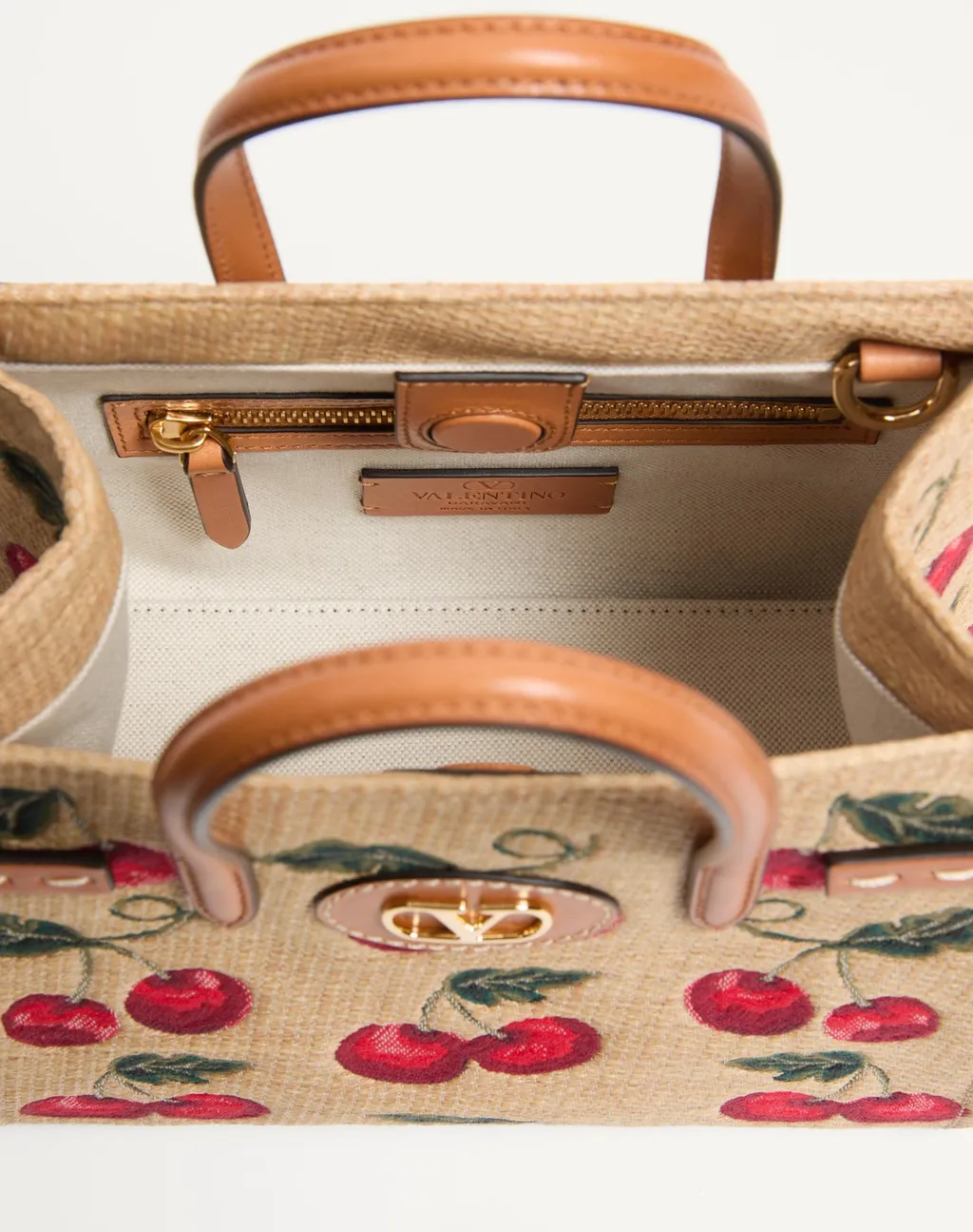 Valentino Garavani Antibes Jacquard Small Tote Bag