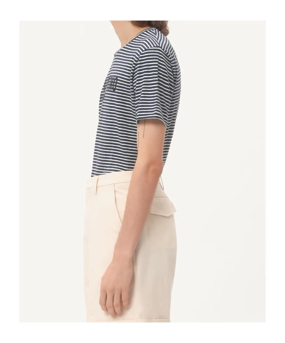 Valentino Striped Crewneck T-Shirt
