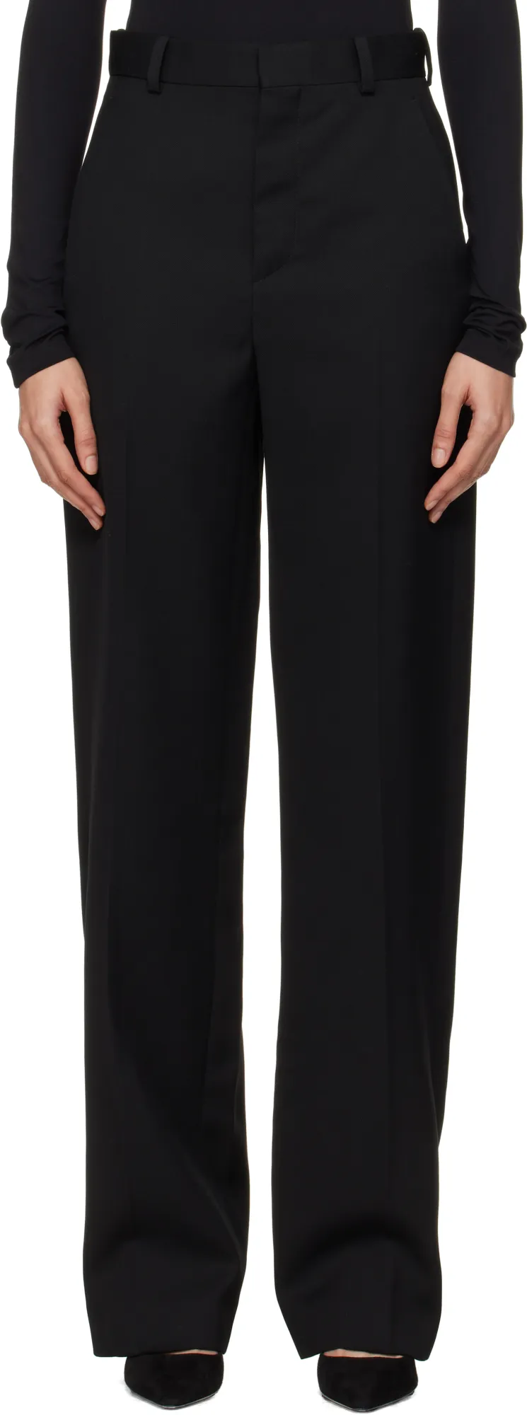 Straight-Leg Trousers
