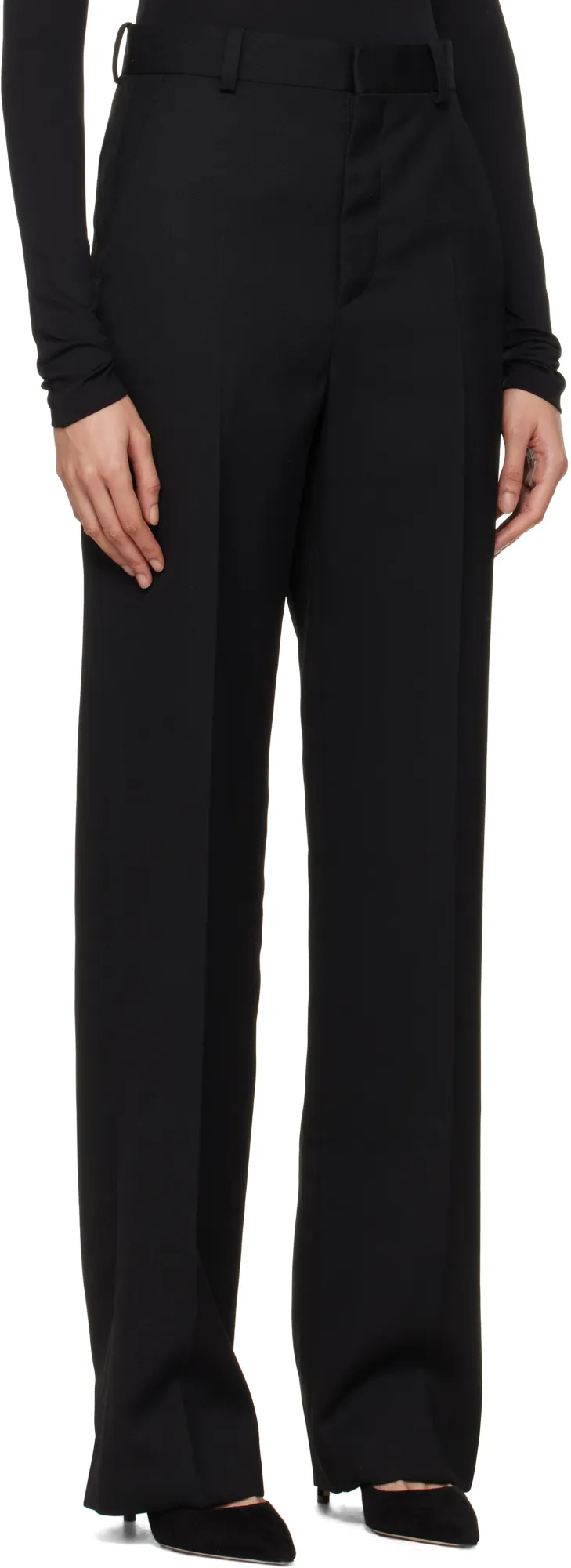 Straight-Leg Trousers