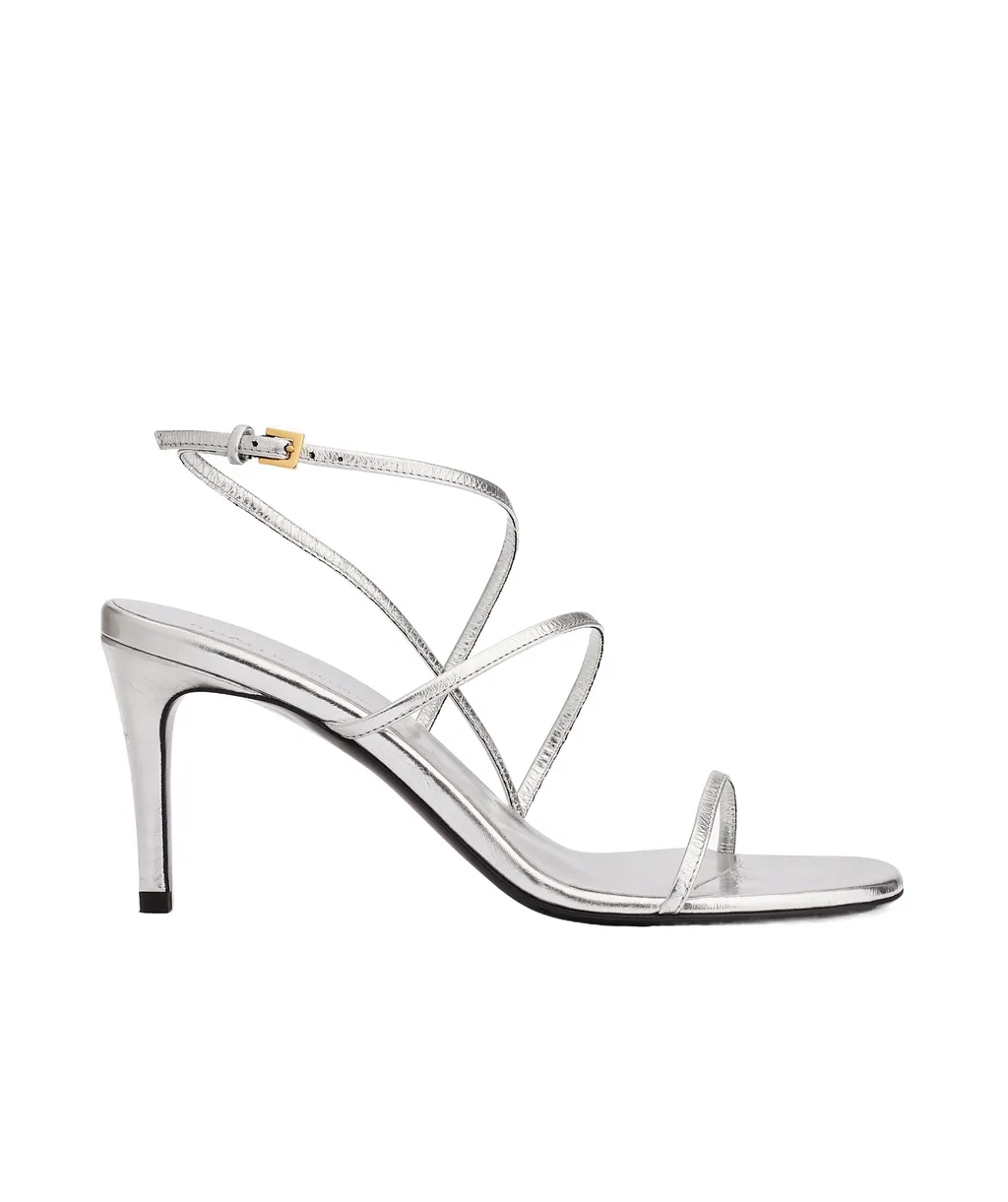 75Mm Metallic-Effect Sandals