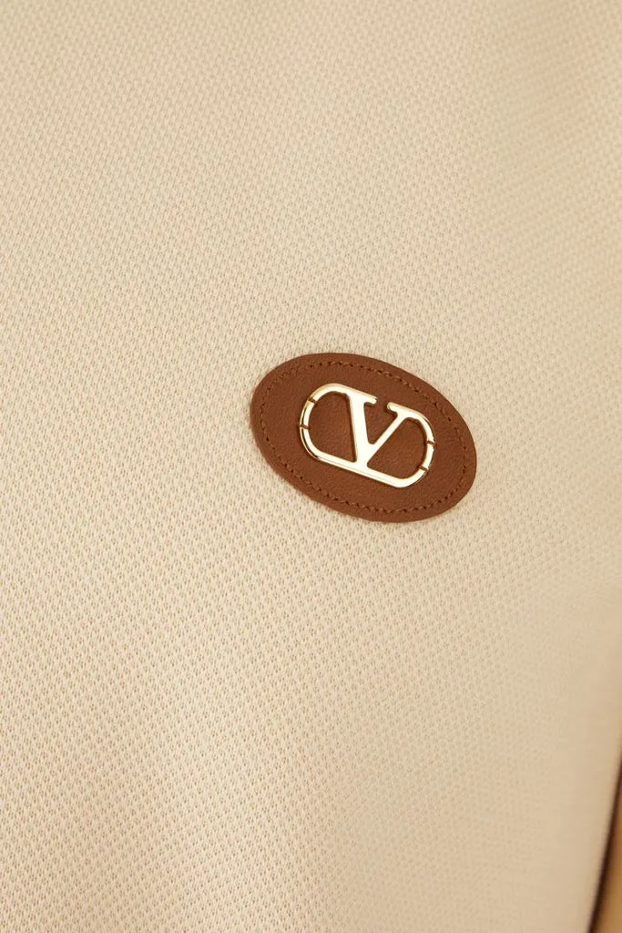 Valentino Vlogo Signature Button-Up Bomber Jacket