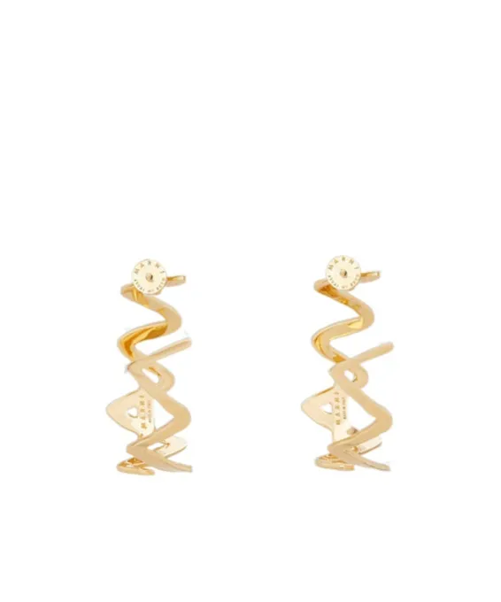Marni Wave Detailed Earrings