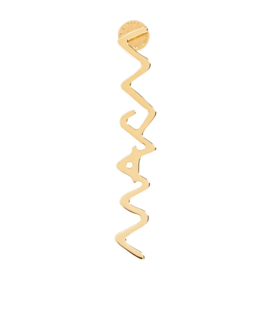 Marni Symbol Logo Plaque Earrings