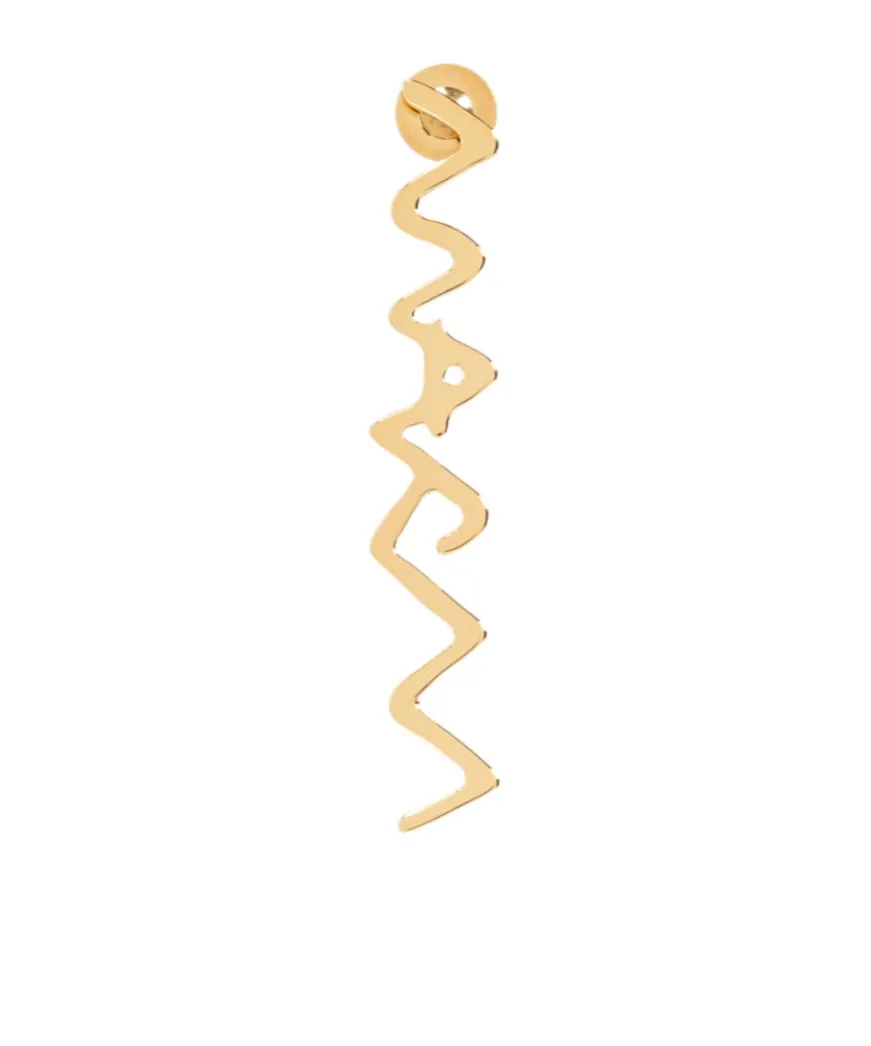 Marni Symbol Logo Plaque Earrings