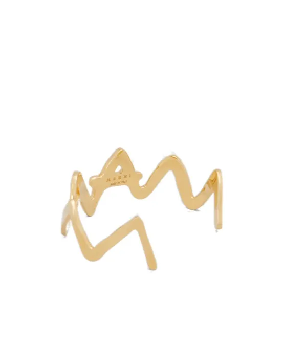 Marni Symbol Logo Plaque Bracelet