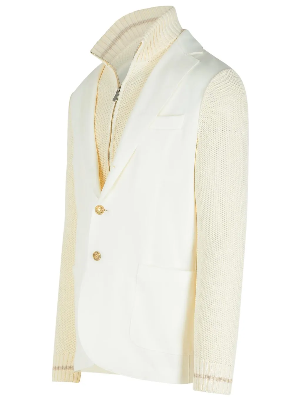 Long-Sleeved Knitted Cardigan
