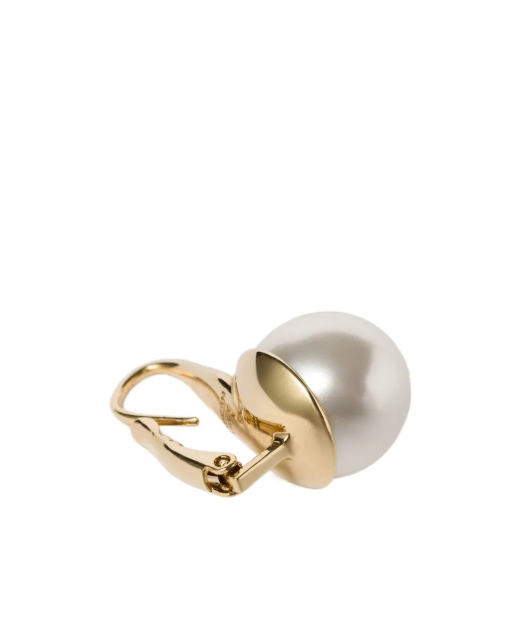 Miu Miu Logo-Engraved Earrings