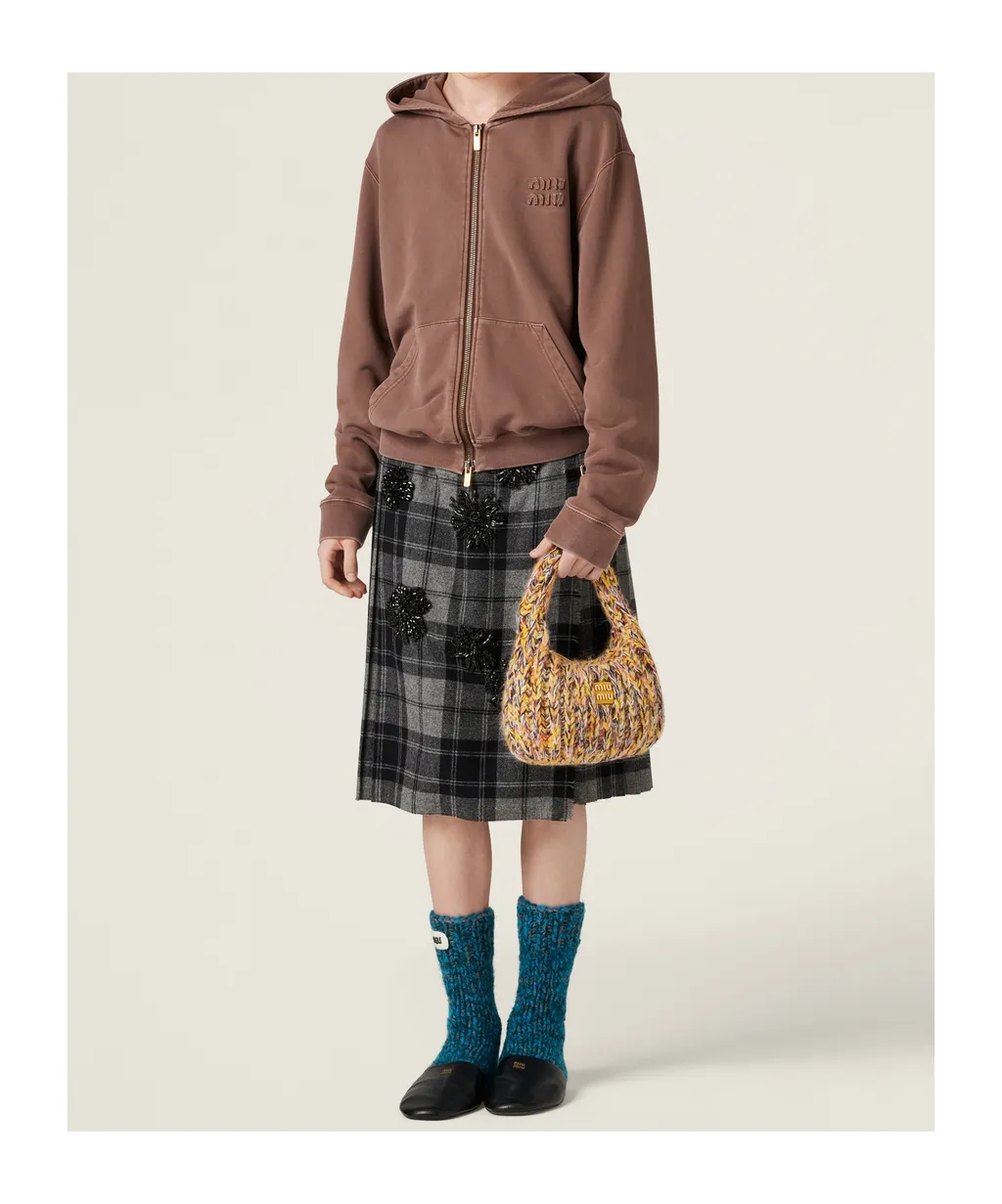 Garment-Dyed Cotton Fleece Hoodie