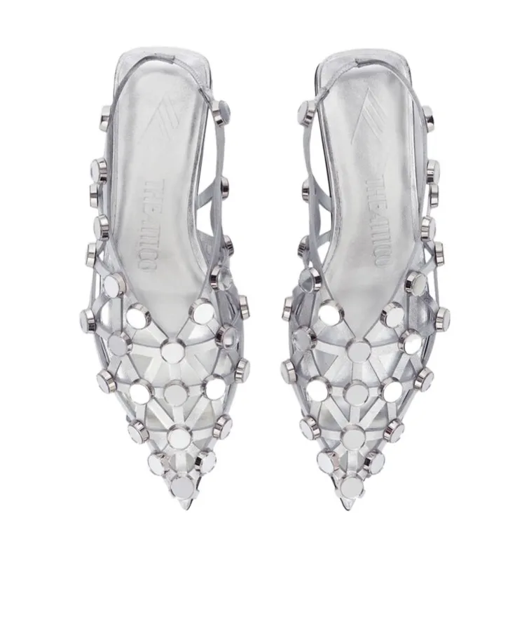 Half-Heeled Flat Sandals